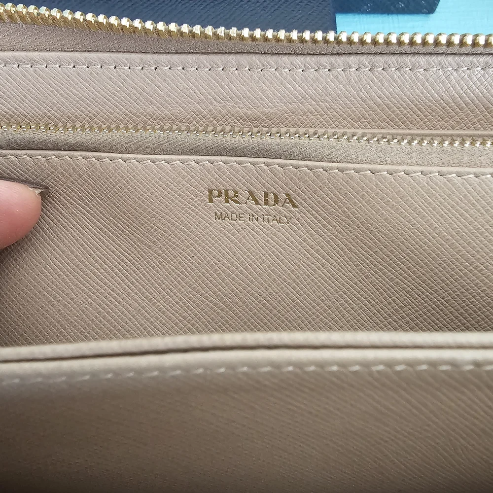 Prada Large Saffiano Zippy Leather Wallet - Picture 10 of 15